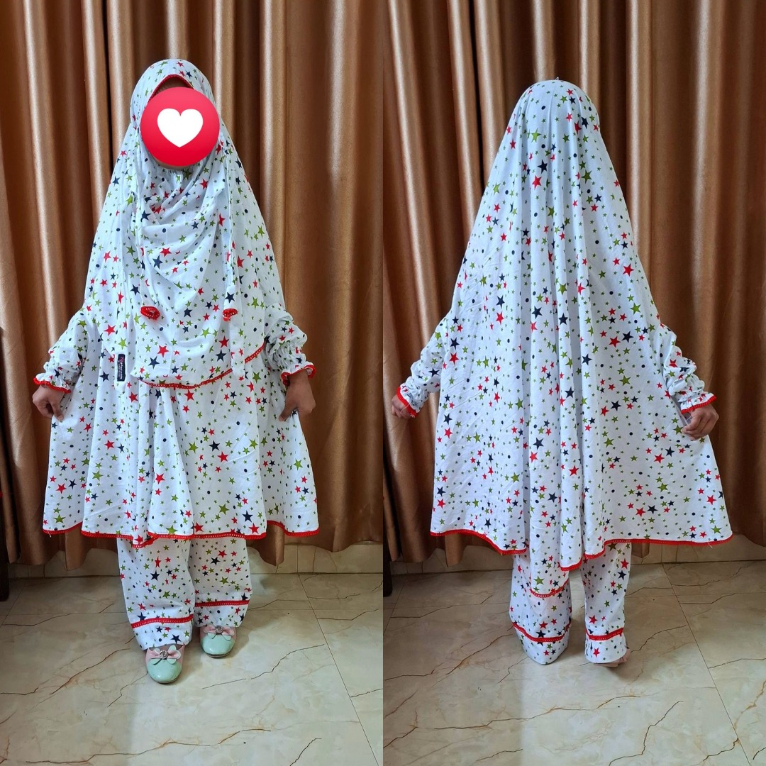 Cotton Master Kids Khimar set for 9 or 10